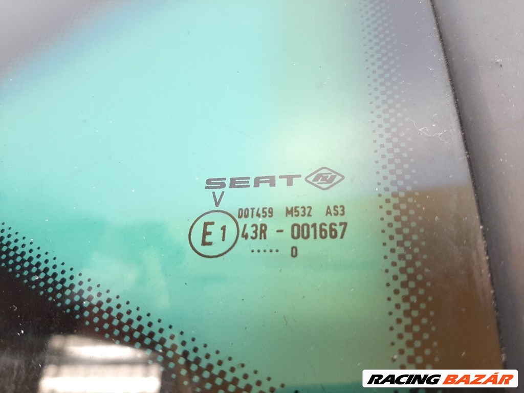Seat Ibiza 5 ajtós jobb hátsó oldalfal üveg (karosszéria oldal üveg) 2. kép
