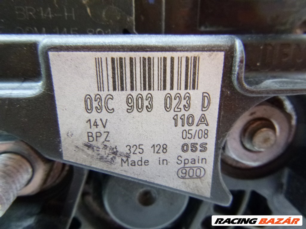 Skoda Octavia (1Z) generátor 03C903023D 4. kép