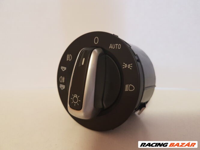 AUDI Q7 A6 S6 RS6 C6 4F alu hatású világítás kapcsoló gomb 1. kép