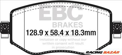 EBC DPX2309 Ultimax2 fékbetét szett két tárcsához