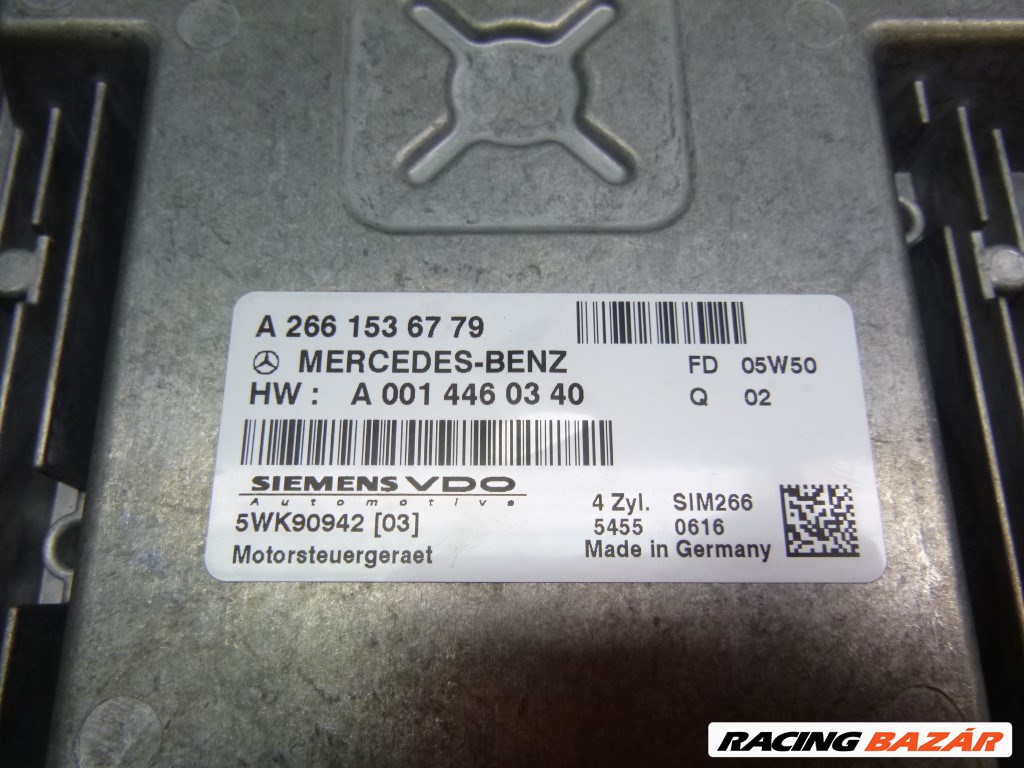 Mercedes-Benz A169 (A169) motorvezérlõ A2661536779 2. kép