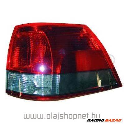 Opel Vectra C Hátsó lámpa üres jobb, piros-fehér (Kom