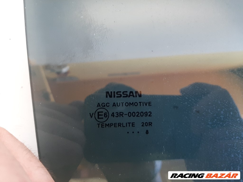 Nissan Qashqai (J11) jobb hátsó ajtó üveg lejáró 2. kép