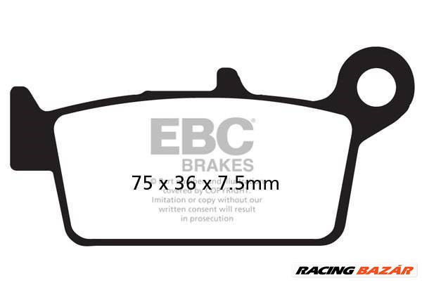 EBC SFA131/2HH Scooter Sintermetall robogó fékbetét garnitúra 1. kép