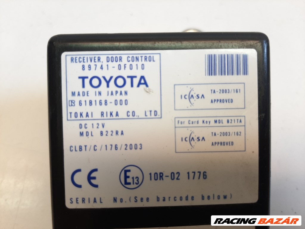 Toyota Corolla verso (AR10) központizár vezérlõ 897410F010 2. kép