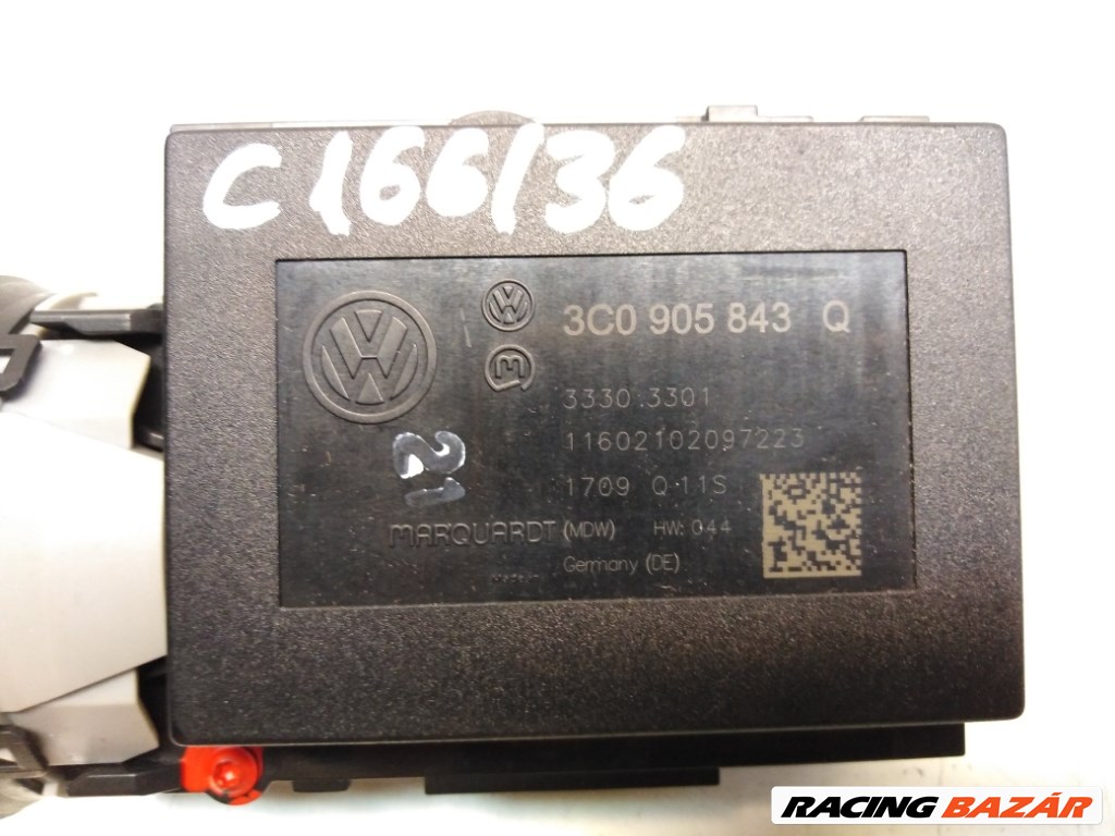 Volkswagen Passat CC  gyújtáskapcsoló kulcsos 3C0905843Q 3. kép