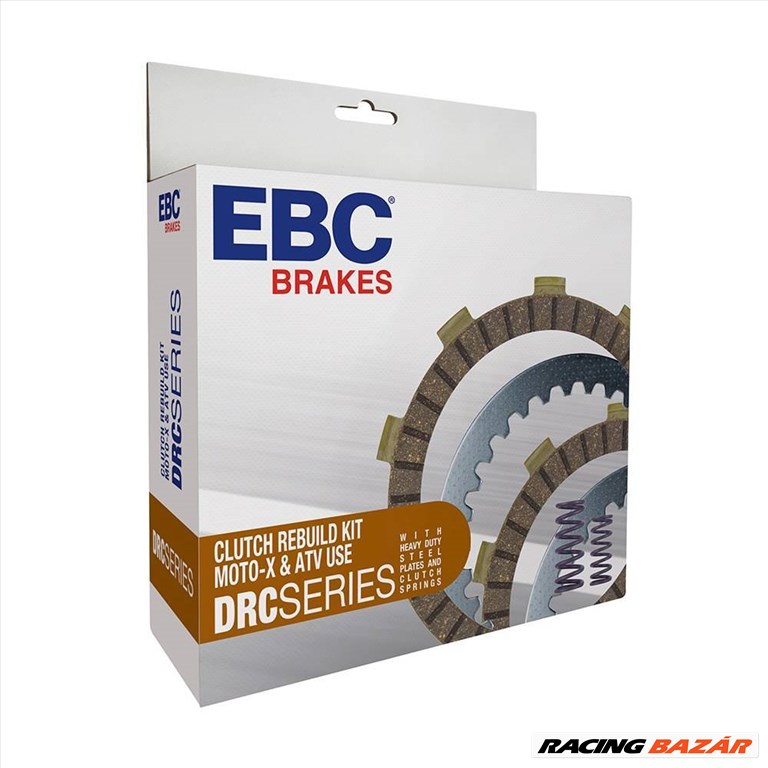 EBC DRC080 Dirt Racer Clutch komplett kuplung készlet (parafás + acél lamellák + rugók) 1. kép