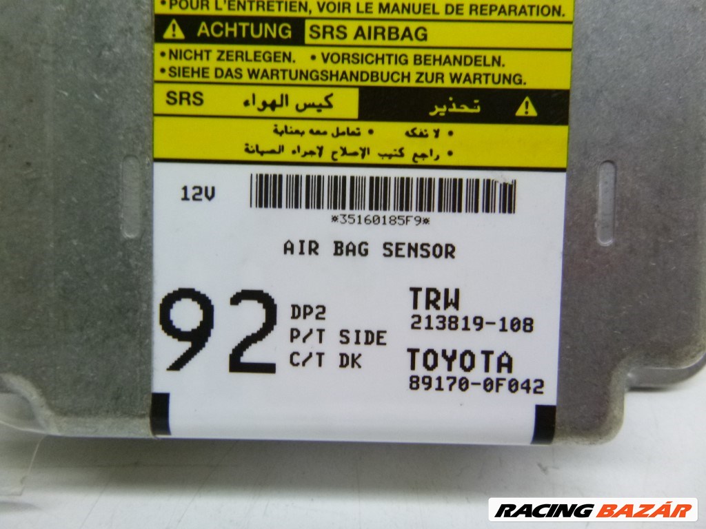 Toyota Corolla verso (AR10) légzsák indító 891700F042 2. kép