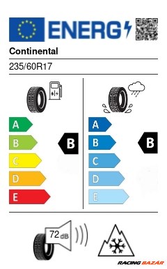 Continental AllSeasonContact 235/60 R17 102V négyévszakos gumi 2. kép