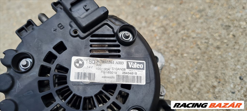 BMW 1 3 5 X3 E60 E61 E81 E87 E90 E91 N47 generátor 7802261 3. kép