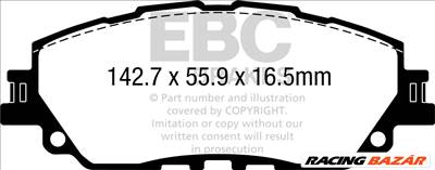 EBC DPX2378 Ultimax2 fékbetét szett két tárcsához