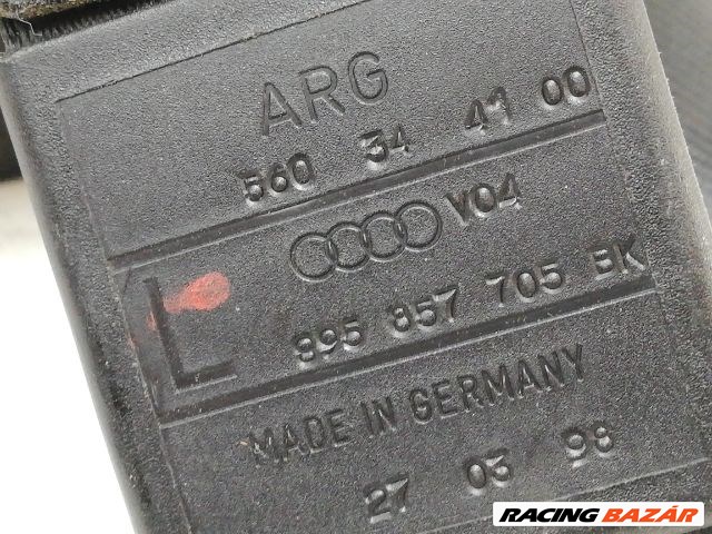 AUDI A3 (8L1) Bal első Biztonsági Öv #9433 895857705 5. kép