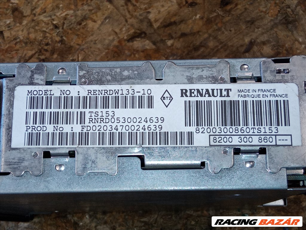 Renault Tuner List CD Rádió 8200300860 3. kép