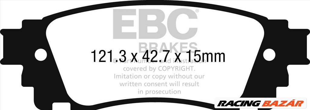 EBC DPX2262 Ultimax2 fékbetét szett két tárcsához 1. kép