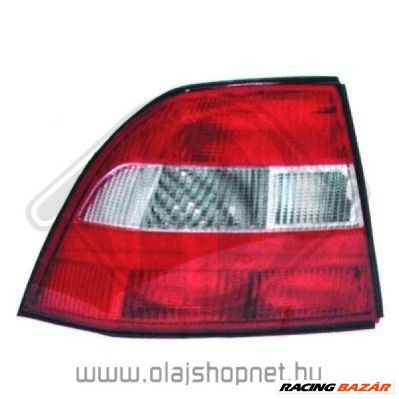 Opel Vectra B H.lámpa kpl. bal piros/fehér (LIMOUSINE) 1. kép