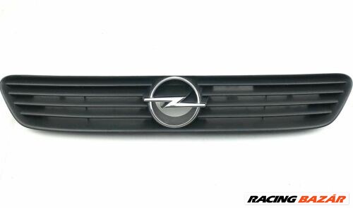 Opel Astra G Embléma+Hűtődíszrács Krómbetéttel 6320065K 90547394 Gyári 1. kép