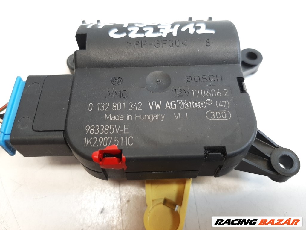 Audi A3 (8P) fûtés állító motor 1K2907511C 3. kép