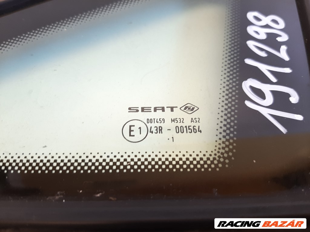 Seat Ibiza (6J) bal elsõ oldalfal üveg (karosszéria oldal üveg) 2. kép