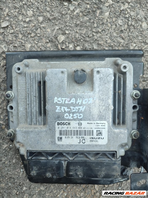 Opel Astra H 1.7 CDTI motorvezérlő elektronika Z17DTH 98074154 0281014643 1. kép