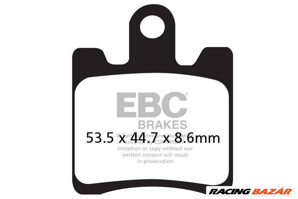 EBC SFA283/4HH Scooter Sintermetall robogó fékbetét garnitúra (4db fékbetétből álló készlet) 1. kép