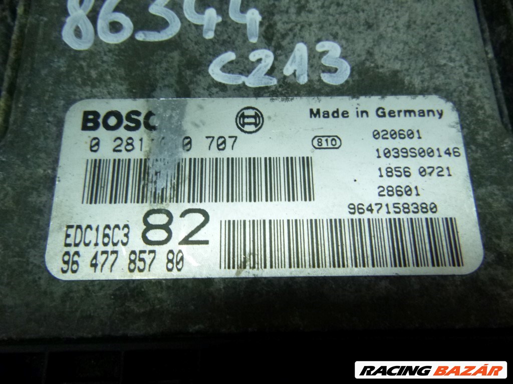 Peugeot 206  motorvezérlõ 9647785780 2. kép