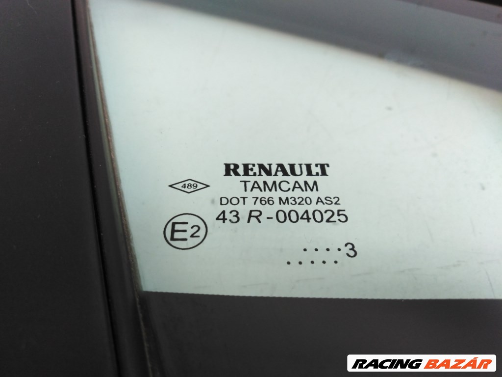 Renault Clio kombi jobb elsõ ajtó üveg fix 802621044R 2. kép