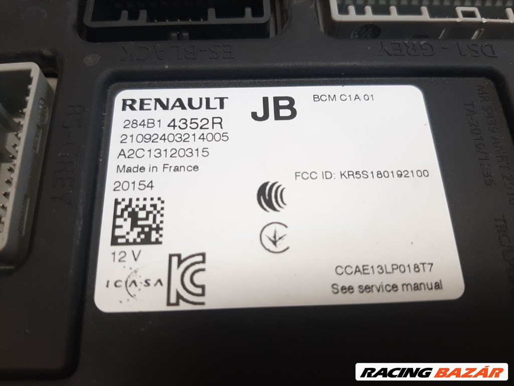 Renault Zoe  bcm modul 284B14352R 3. kép