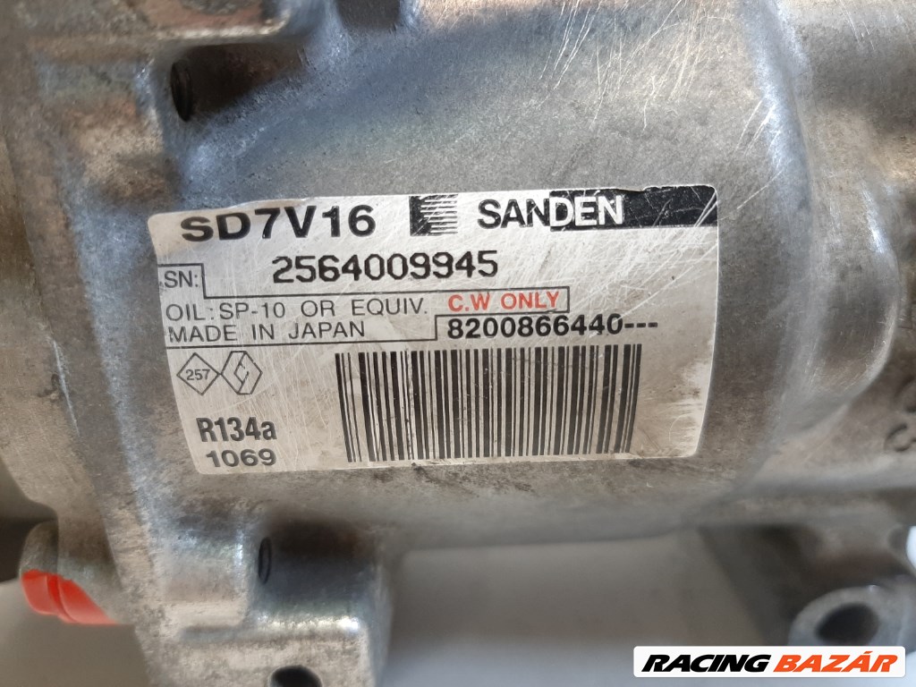 Dacia Sandero (BS) klímakompresszor 8200866440 6. kép