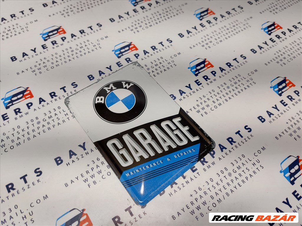 BMW Garage garázs retró fémplakát fém képeslap tábla (A00001)  1. kép