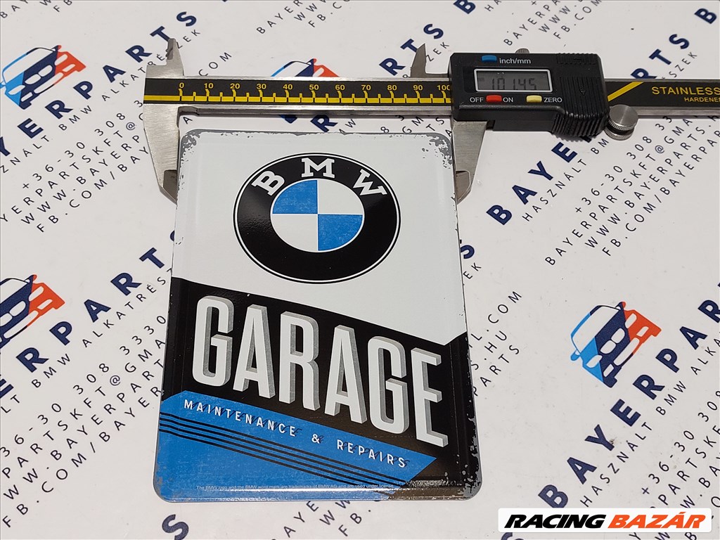 BMW Garage garázs retró fémplakát fém képeslap tábla (A00001)  2. kép