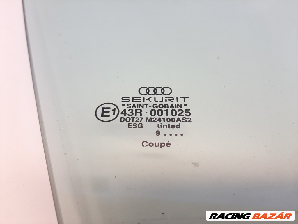 Audi TT coupe jobb elsõ ajtó üveg fix 2. kép