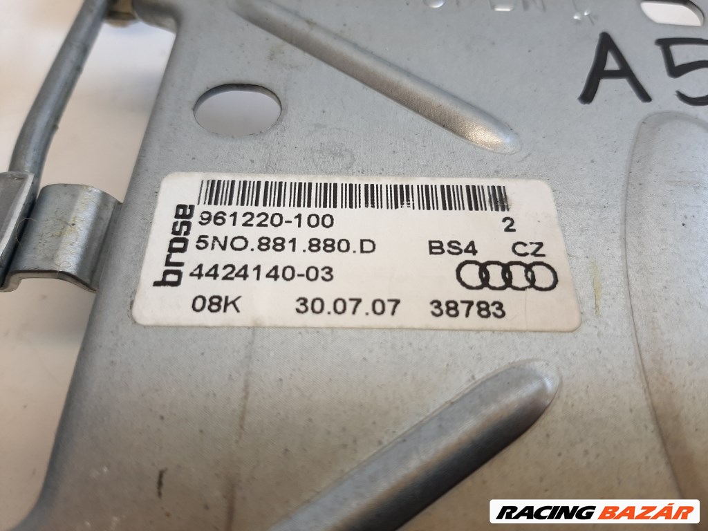 Audi A5 (8T3) jobb elsõ ülés gerinctámasz 5N0881880D 3. kép