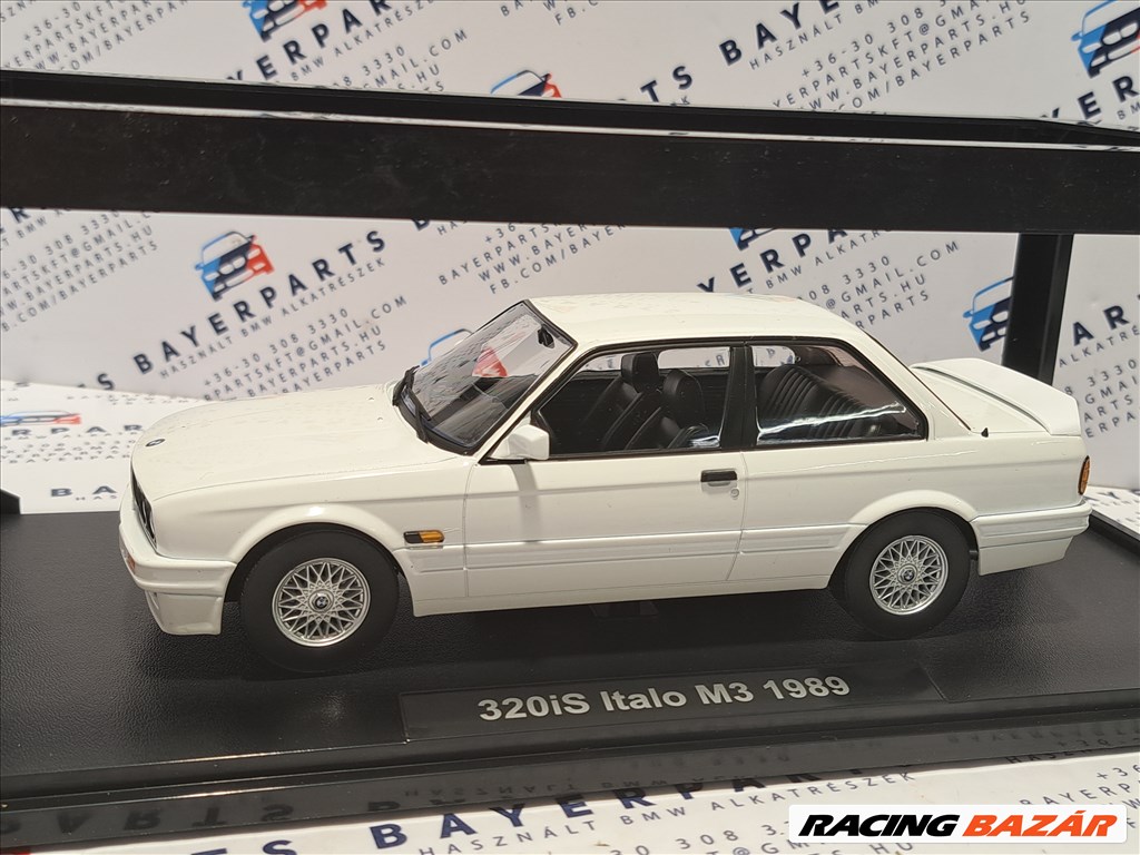 BMW E30 M3 320iS Italy (1989) - KK-Scale - 1:18 1/18 modellautó modell autó (m00423) 1. kép