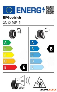 Bfgoodrich All Terrain T/A KO2 35/12.5 R15 113Q M+S 3PMSF off road, 4x4, suv négyévszakos gumi 2. kép