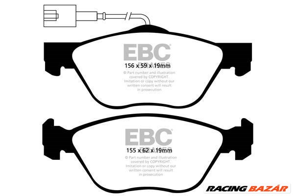 EBC DP21571 Greenstuff fékbetét szett két tárcsához 1. kép