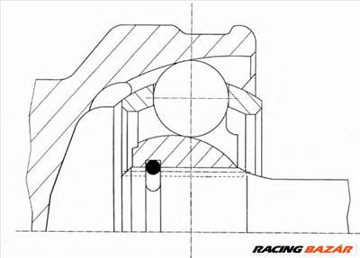 SPIDAN 24691 - Féltengelycsukló készlet AUDI