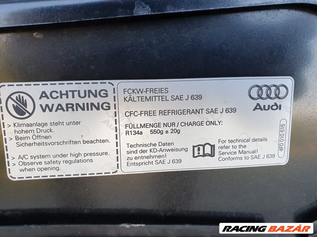 505187 Audi A6 C6, 2007, Aluminium Motorháztető 4. kép