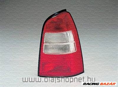 Opel Vectra B Hátsó lámpa üres bal piros/fehér (Kombi)