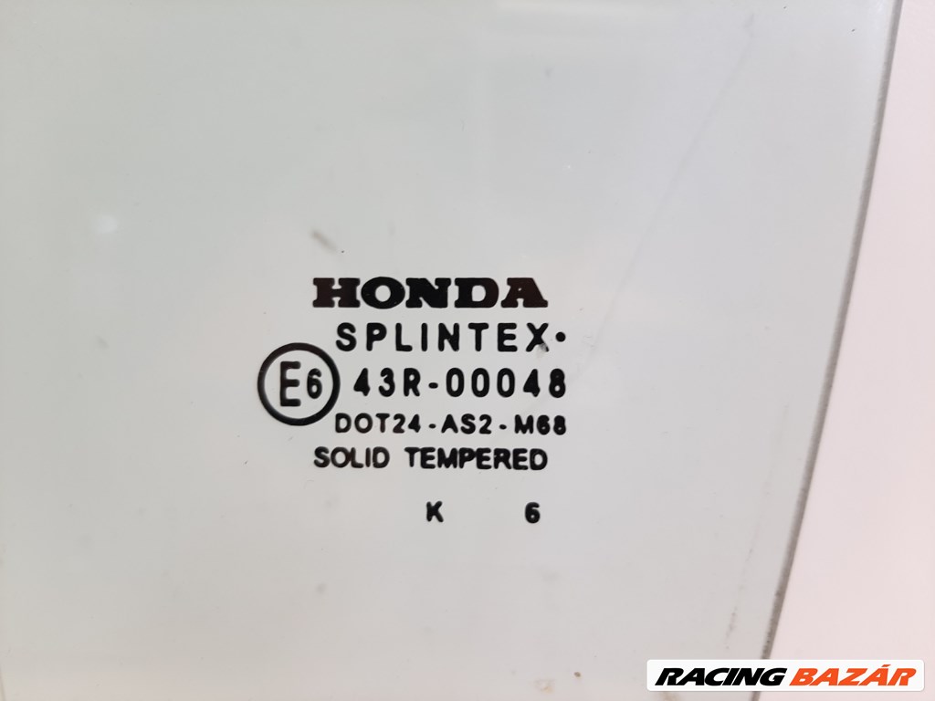 Honda Civic bal hátsó ajtó üveg lejáró 2. kép