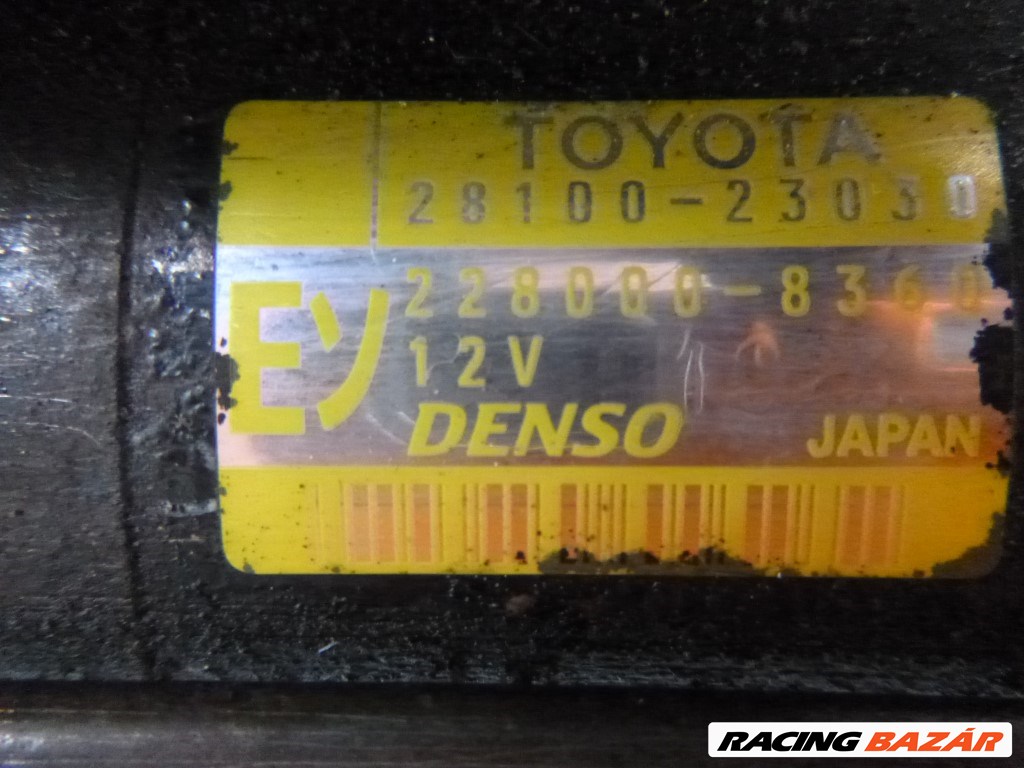 Toyota Yaris (XP10) önindító 2810023030 3. kép
