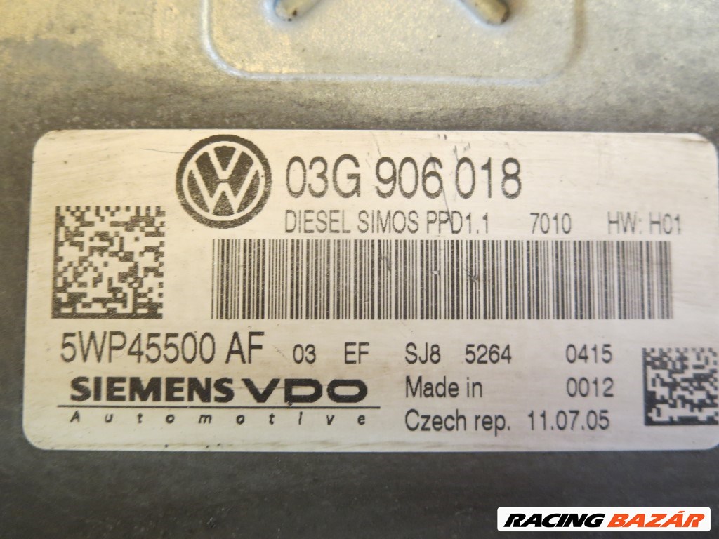 Volkswagen Passat VII 4 ajtós zárgarnitúra 2. kép