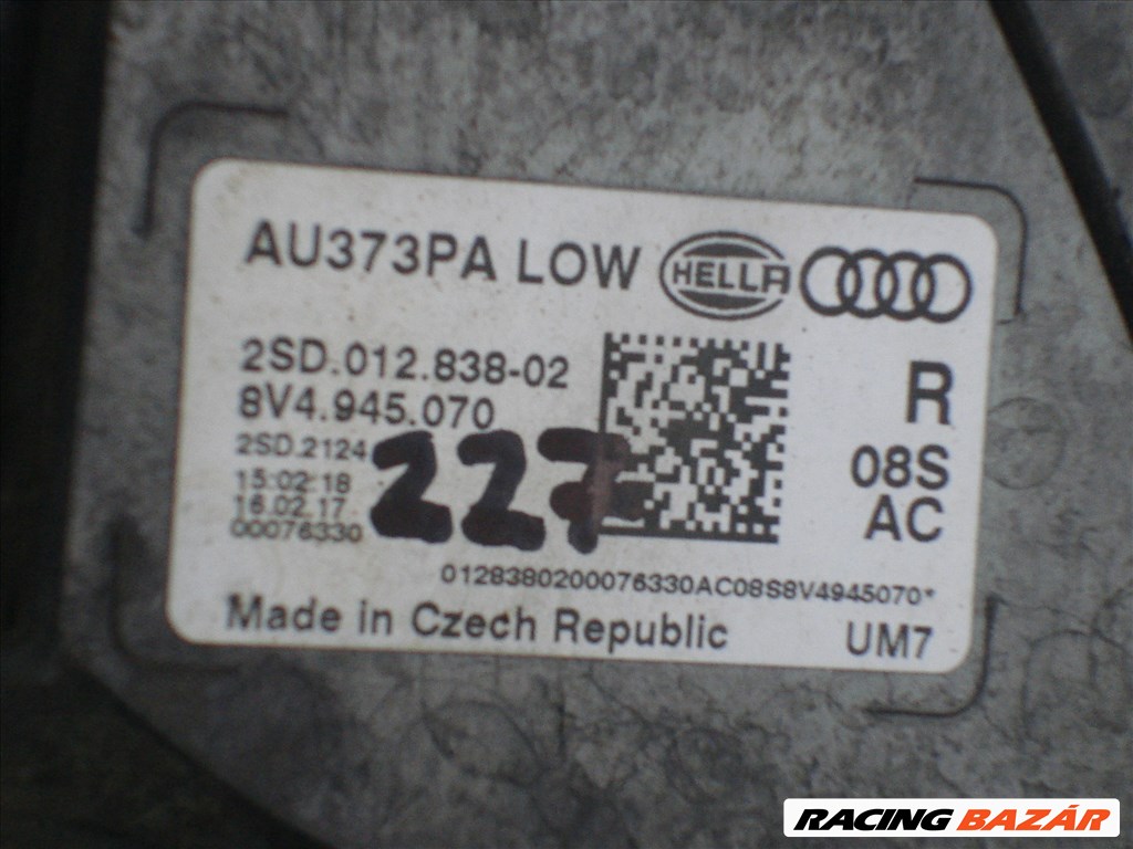 Audi A3 8V Sportback Jobb hátsó LED Lámpa 8V4945070 2013-tól 5. kép