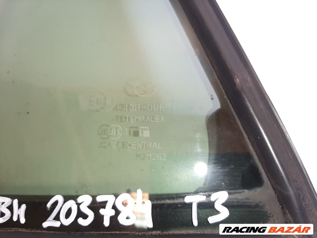 Mazda 3 (BL) bal hátsó ajtó üveg fix 2. kép