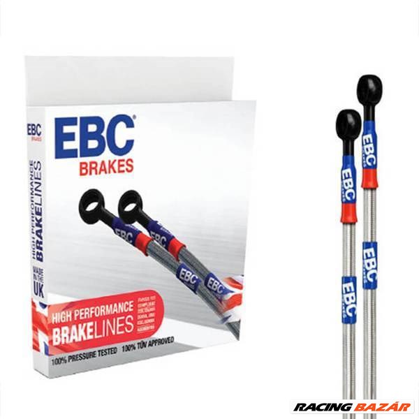 EBC BLA1158-4L acélhálós teflon fékcső, fémhálós teflon fékcső, fém fékcső 4 db-os készlet 1. kép