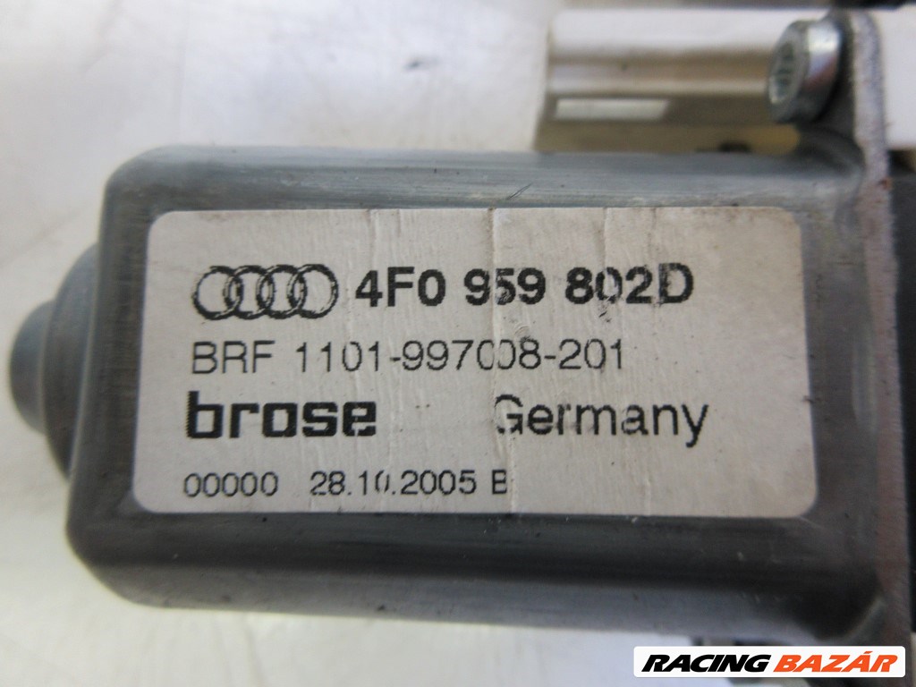 Audi A6 (C6 4f) jobb elsõ ablakemelõ motor 4F0959802D 2. kép