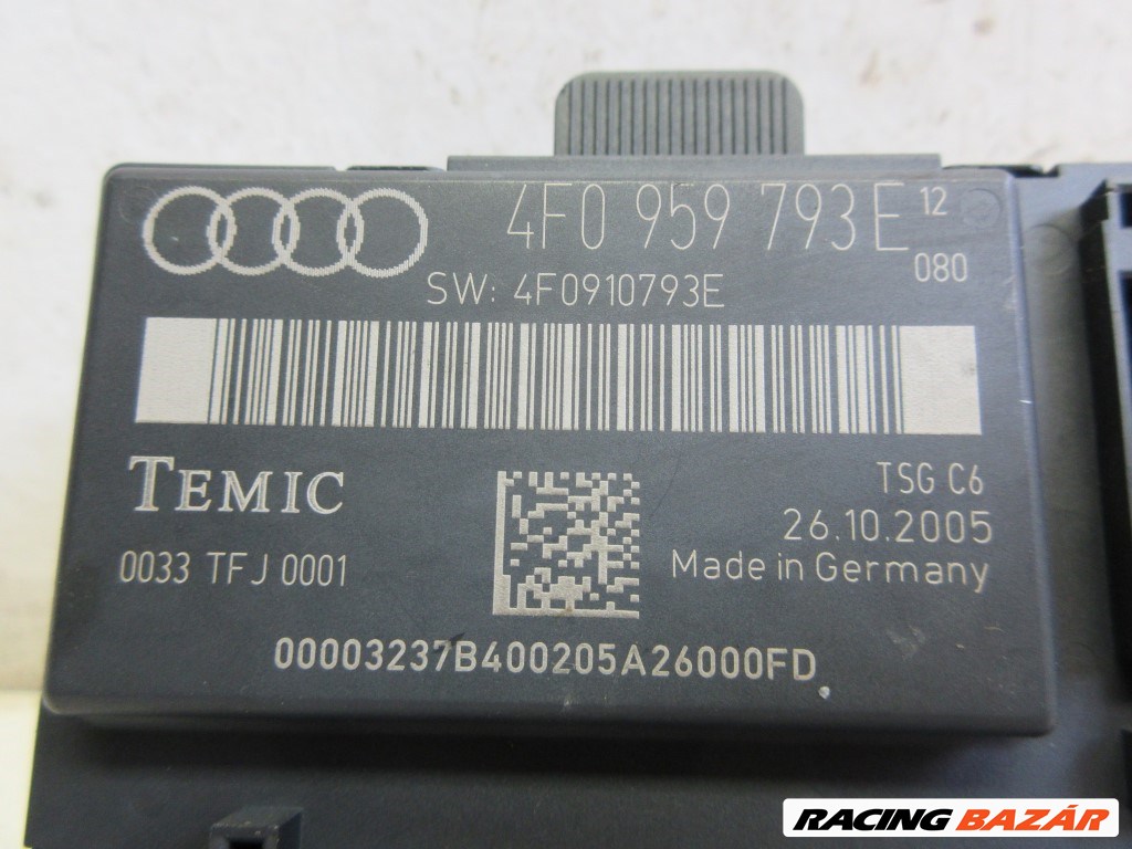 Audi A6 (C6 4f) jobb elsõ ajtó elektronika 4F0959793E 2. kép