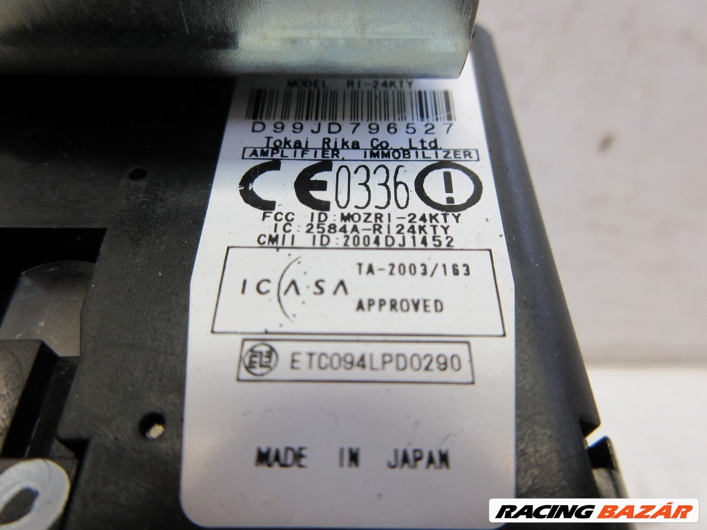 Toyota Corolla verso (AR10) gyújtáskapcsoló kulcsos 626399 2. kép