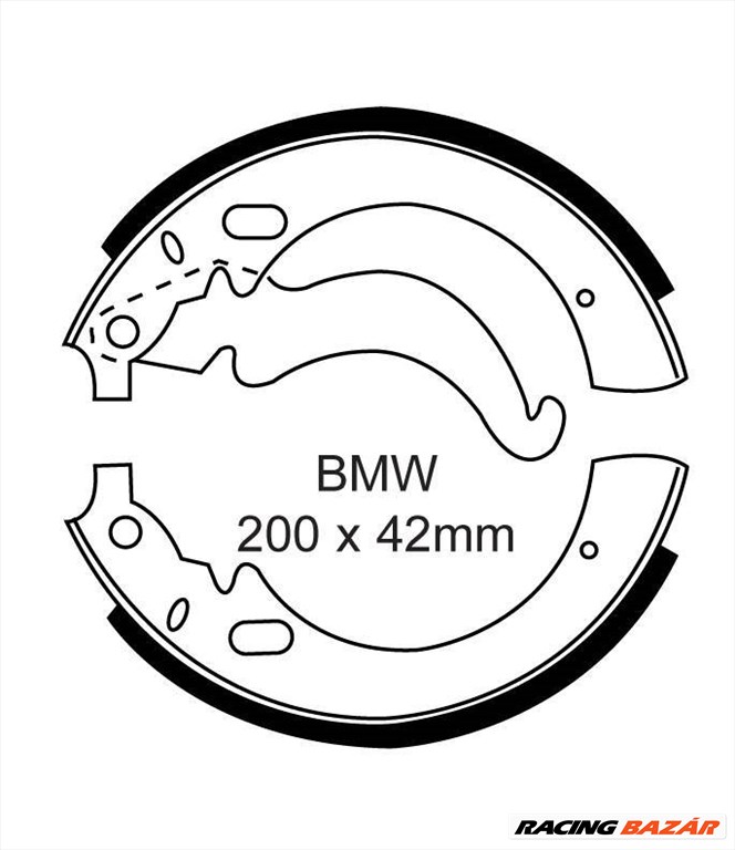 EBC 5093 Premium dobfék vagy kézifék betét garnitúra 1. kép