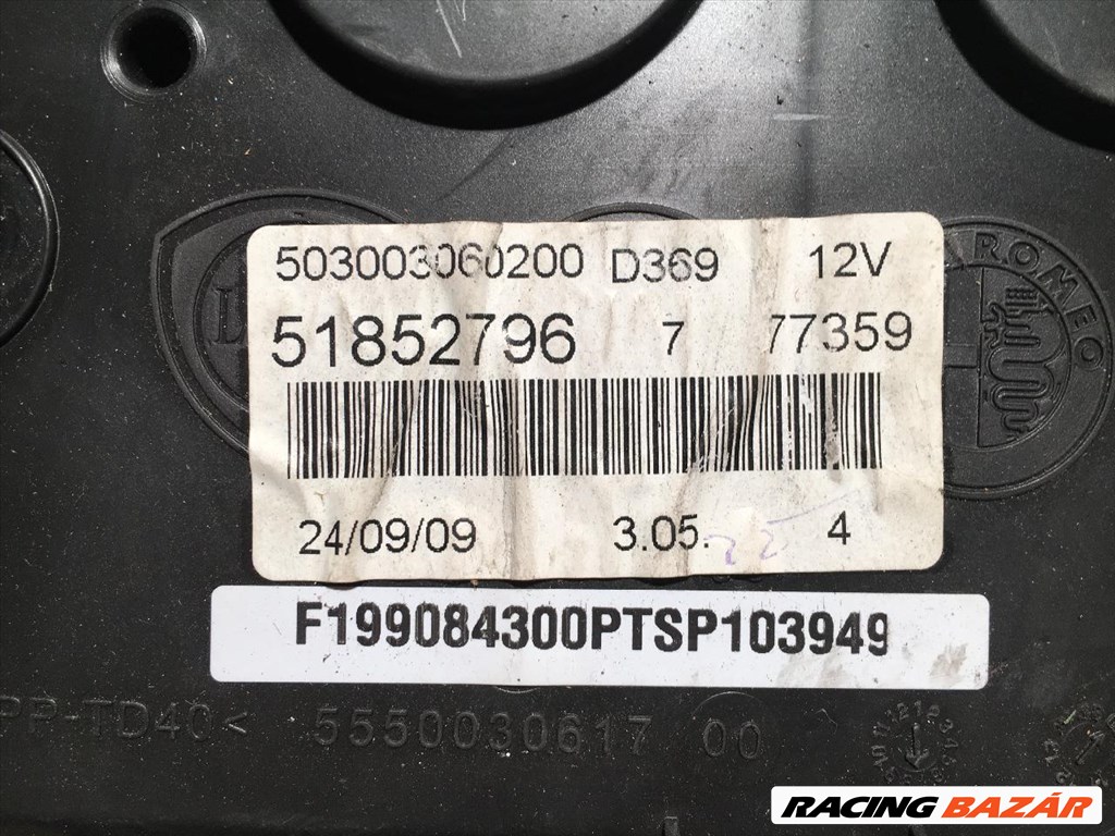 Fiat Punto 2012 benzines bontott óracsoport 51852796 2. kép