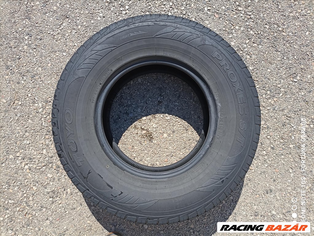  265/70 R16" Toyo Proxes S/T használt nyári garnitúra 3. kép